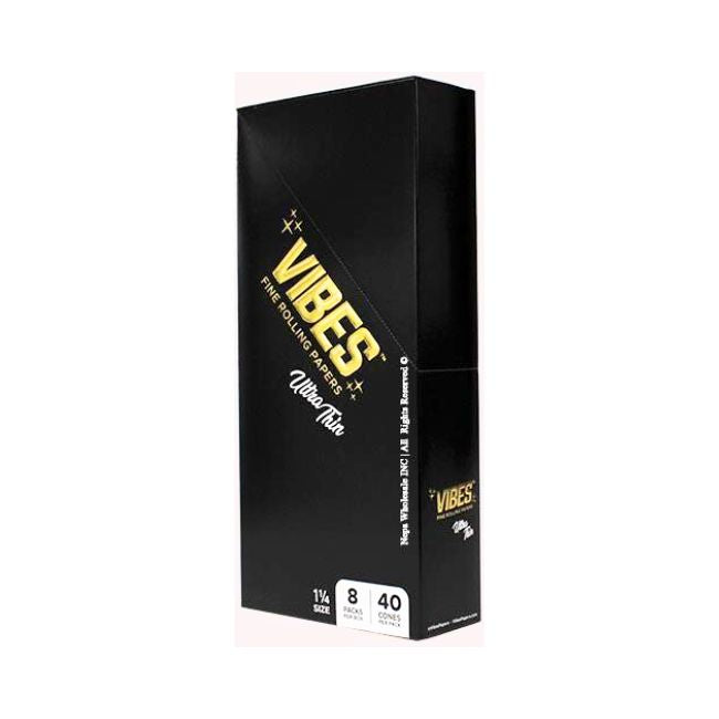 VIBES 1 1/4 CONES (40CONES PER PACK)