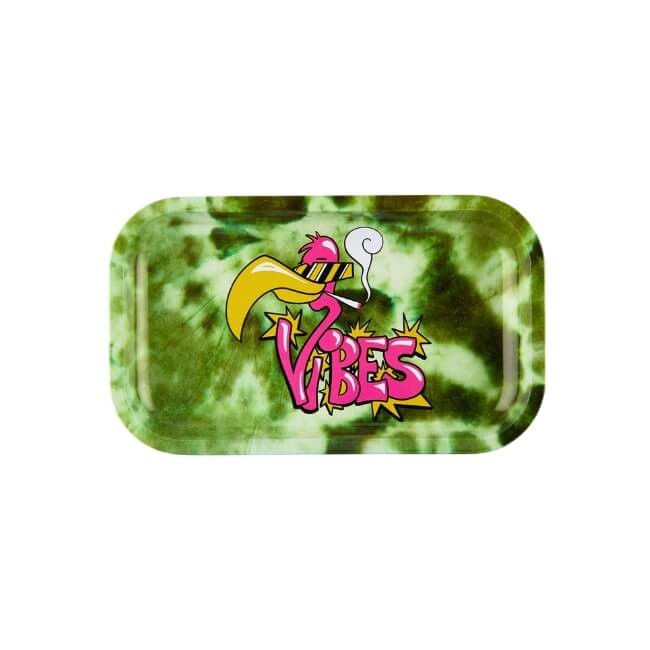 VIBES FLAMINGO ALUMINIUM MEDIUM TRAY