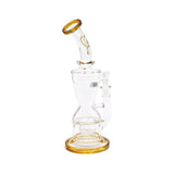 BIG B MOM 12″ BEND NECK DESIGN GLASS WATER PIPE