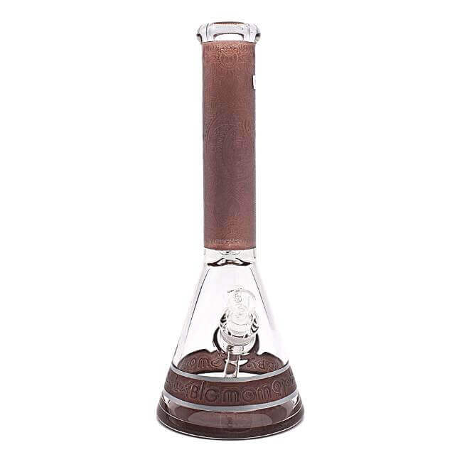 BIG B MOM 14″ COATED BEAKER DESIGN GLASS WATER PIPE