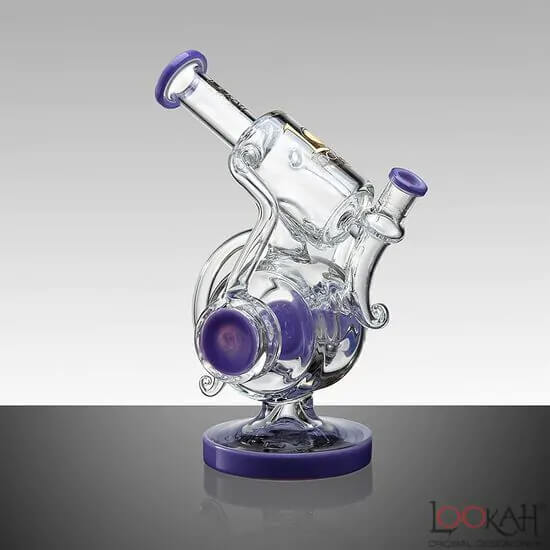 LOOKAH GLASS 12″ TANK DESIGN RECYCLER WATER PIPE