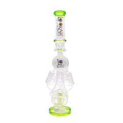 LOOKAH GLASS 18″ SPRING DESIGN WITH TWO PERK WATER PIPE