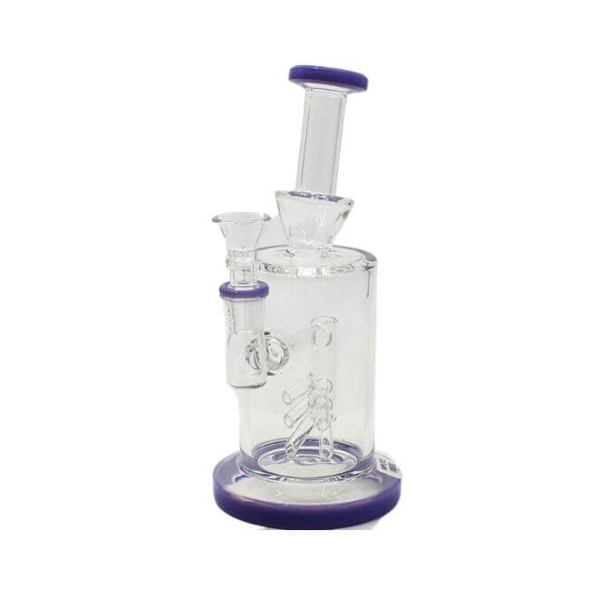 GLASS 8″ TURBO SHOWERHEAD WATER PIPE