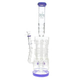 SMOQ GLASS 18 INCH ROUNDEI SLADE TURNANDO MAASH RANK DIFFUSER WATERPIPE