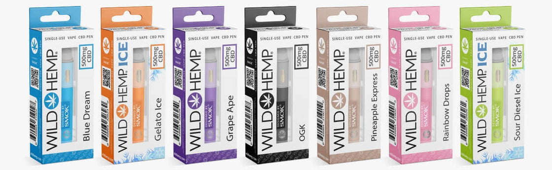 WILD HEMP DISPOSABLE (BY SMOK) 500MG CBD