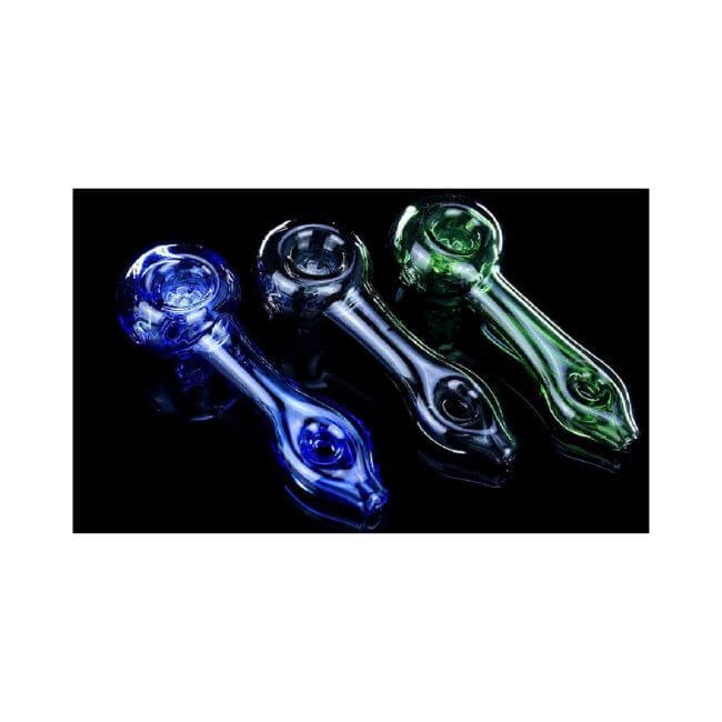 CLOVER GLASS HIGH QUALITY WITH SCREEN HAND PIPE