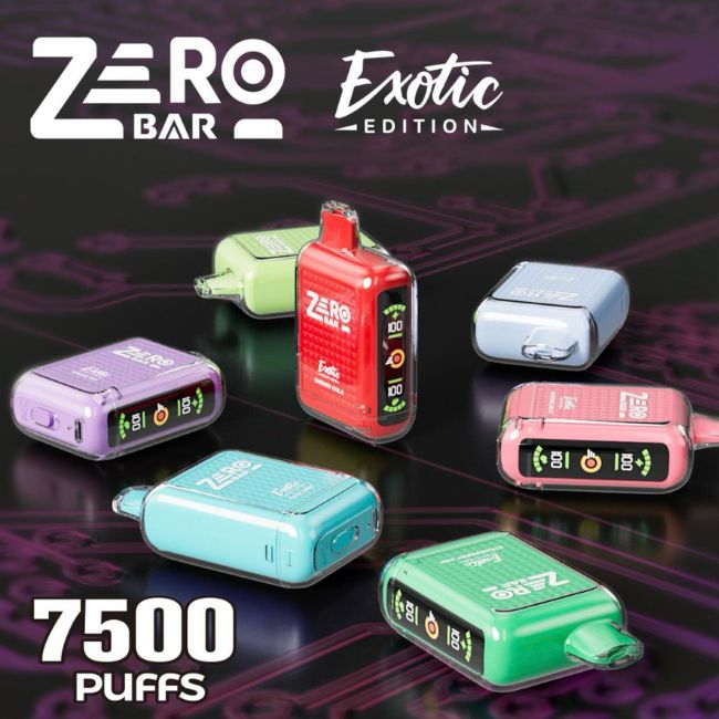 ZERO BAR 0% EXOTIC EDITION DISPO 7.5K PUFFS