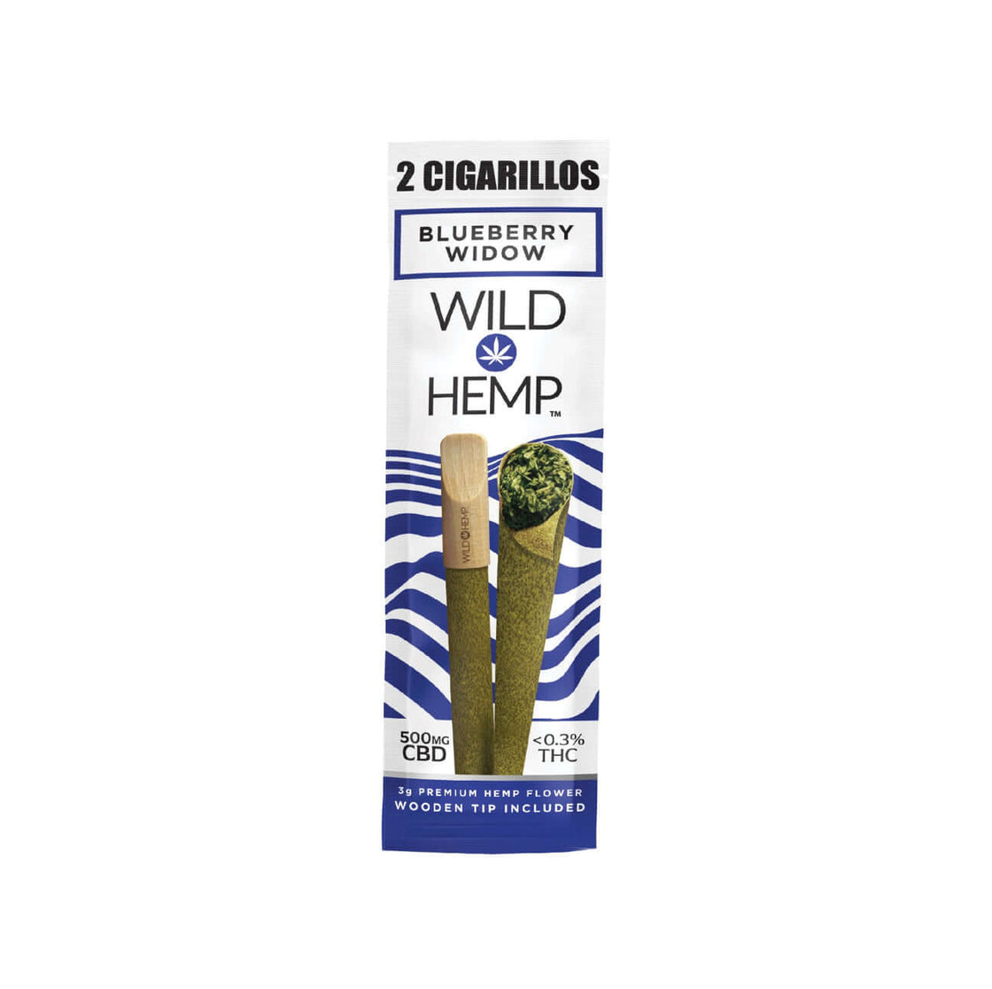 WILD HEMP CIGARILLOS (500MG) WITH TIPS