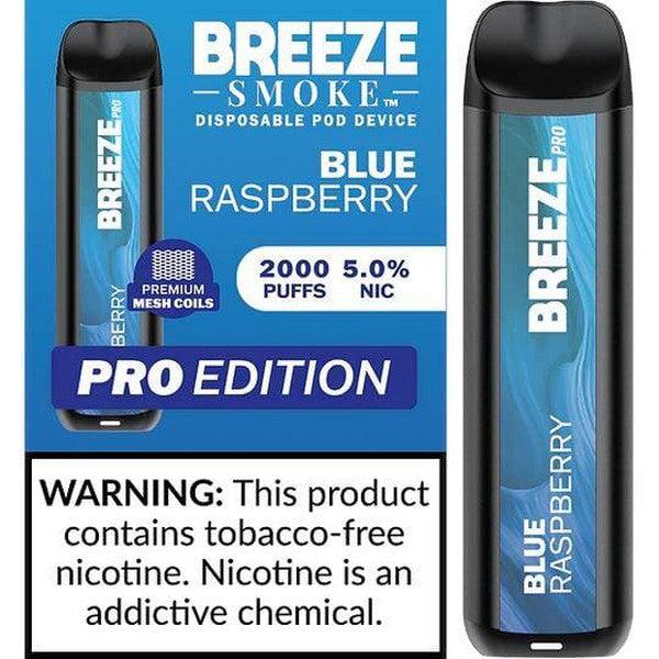 Breeze Smoke Pro Edition 6ML 2000 Puffs 1000mAh Prefilled Synthetic Nicotine Salt Pod Device With Mesh Coil Technology