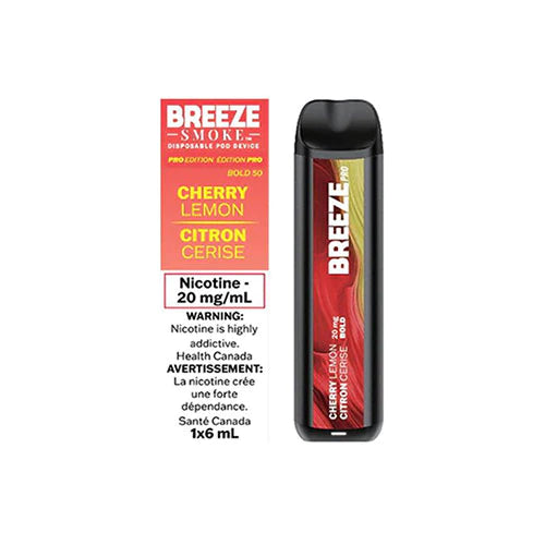 Breeze Smoke Pro Edition 6ML 2000 Puffs 1000mAh Prefilled Synthetic Nicotine Salt Pod Device With Mesh Coil Technology