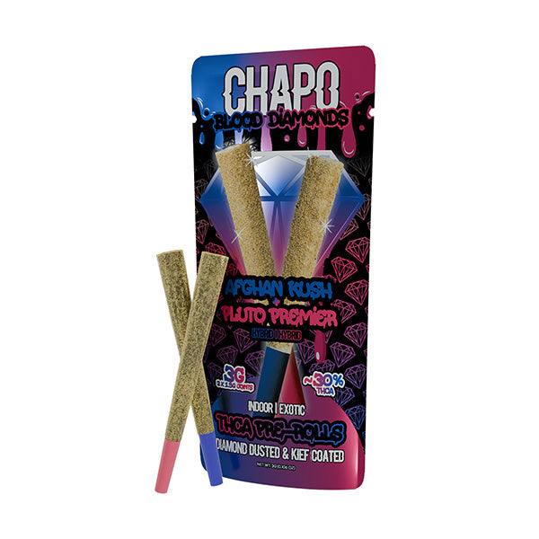 CHAPO BLOOD DIAMONDS INDOOR EXOTIC THCA 2 X 1.5GM DUO JOINTS