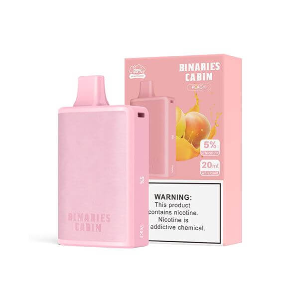 Horizon Binaries Cabin 20ML 10,000 Puffs 650mAh Prefilled Nicotine Salt Rechargeable Disposable Device With Mesh Coil & Leather Design