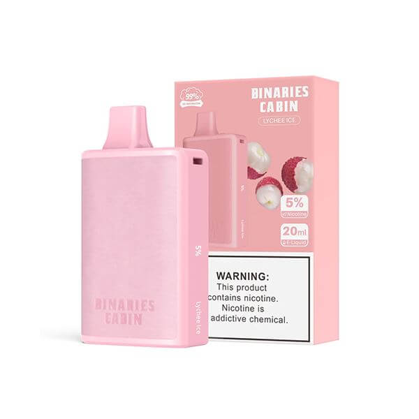 Horizon Binaries Cabin 20ML 10,000 Puffs 650mAh Prefilled Nicotine Salt Rechargeable Disposable Device With Mesh Coil & Leather Design