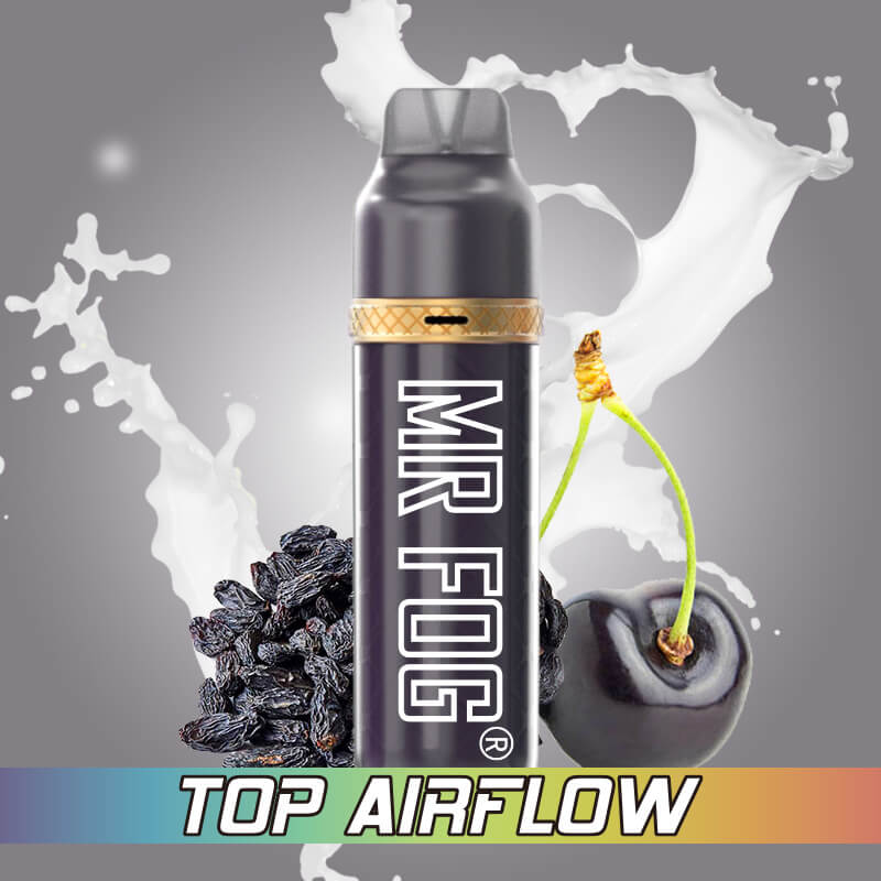 Mr Fog MAX AIR 7ML TOP AIRFLOW 3000 Puffs 1100mAh Prefilled Synthetic Nicotine Disposable With Mesh Coil Technology