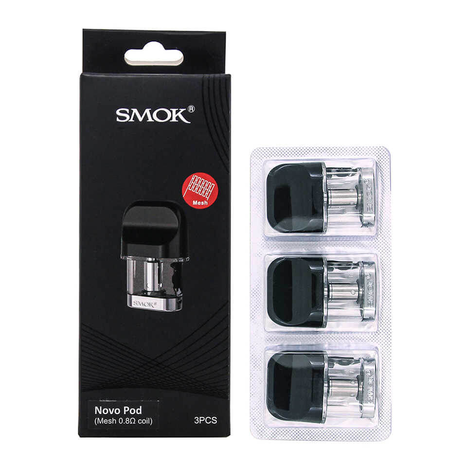 SMOK Novo Refillable 2ML Replacement Pods - Pack Of 3