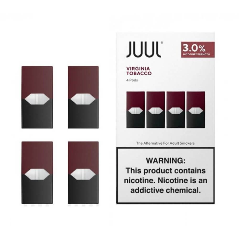 Juul Pre-filled Replacement 3% Nicotine Salt Pods - Pack of 4
