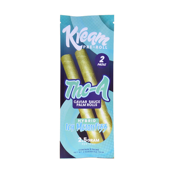 KREAM THCA CAVIAR SAUCE PALM 2.5GM PER LEAF PRE ROLLS JOINTS