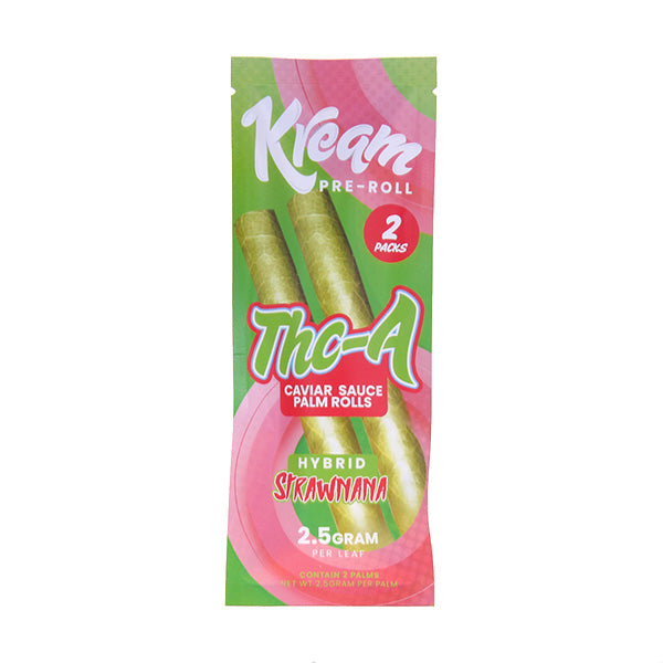 KREAM THCA CAVIAR SAUCE PALM 2.5GM PER LEAF PRE ROLLS JOINTS