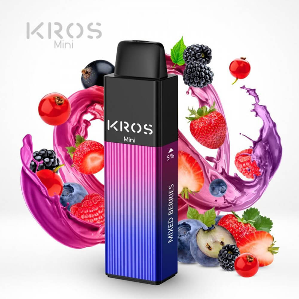 KROS Mini 10ML 4000 Puffs 650mAh Rechargeable Prefilled Nicotine Salt Disposable Vape With Premium Mesh Coil