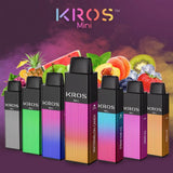 KROS Mini 10ML 4000 Puffs 650mAh Rechargeable Prefilled Nicotine Salt Disposable Vape With Premium Mesh Coil