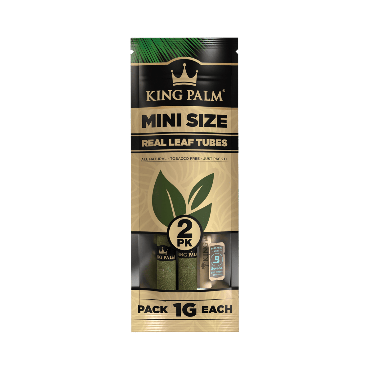 KING PALM 2PK MINI 1GM SUPER SLOW BURNING ROLLS