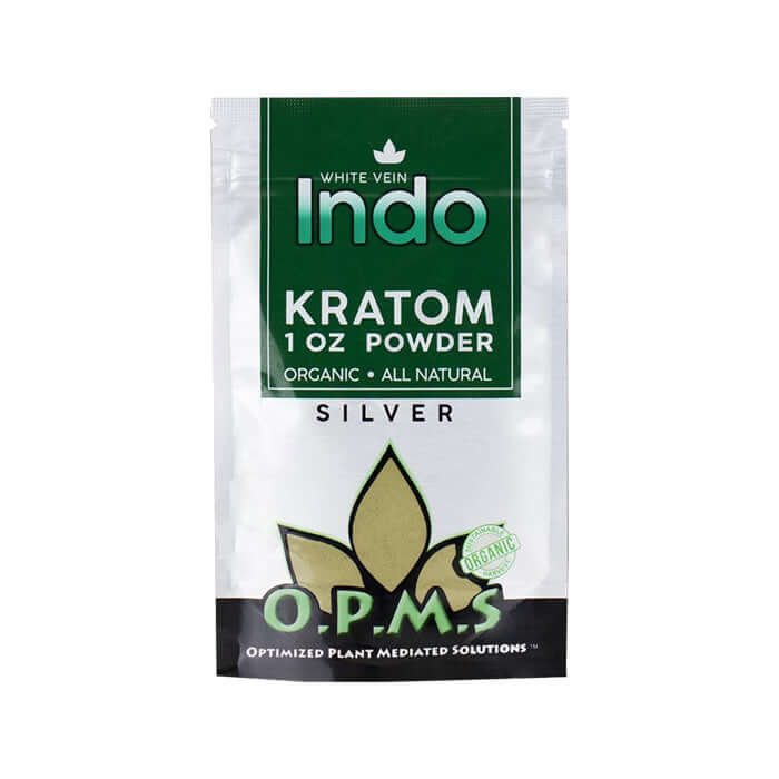 OPMS SILVER KRATOM (28.35 GRAMS) 1OZ POWDER