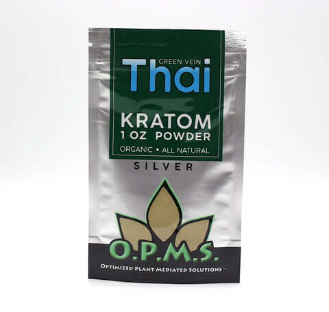 OPMS SILVER KRATOM (28.35 GRAMS) 1OZ POWDER