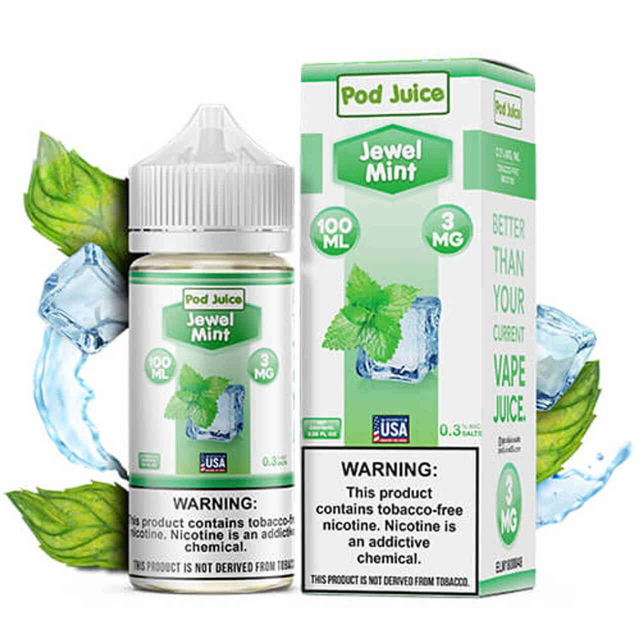 POD Juice Synthetic Nicotine E-Liquid 100ML