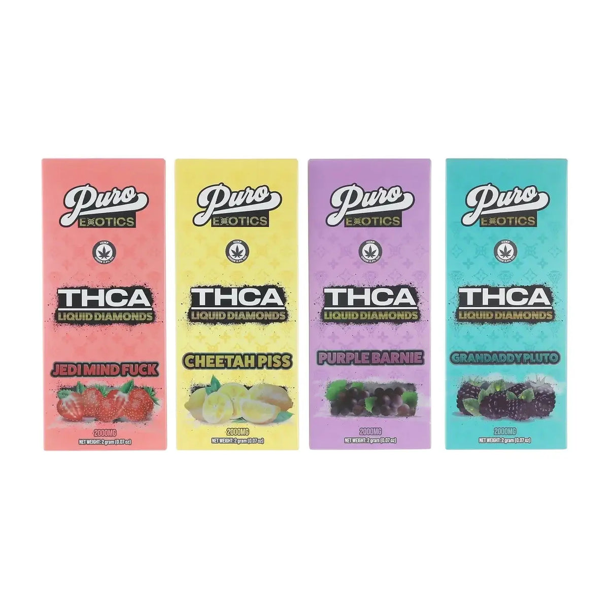 Puro Exotics Thca Liquid Diamonds 2gm Disposable – Dymok Smoke Shop