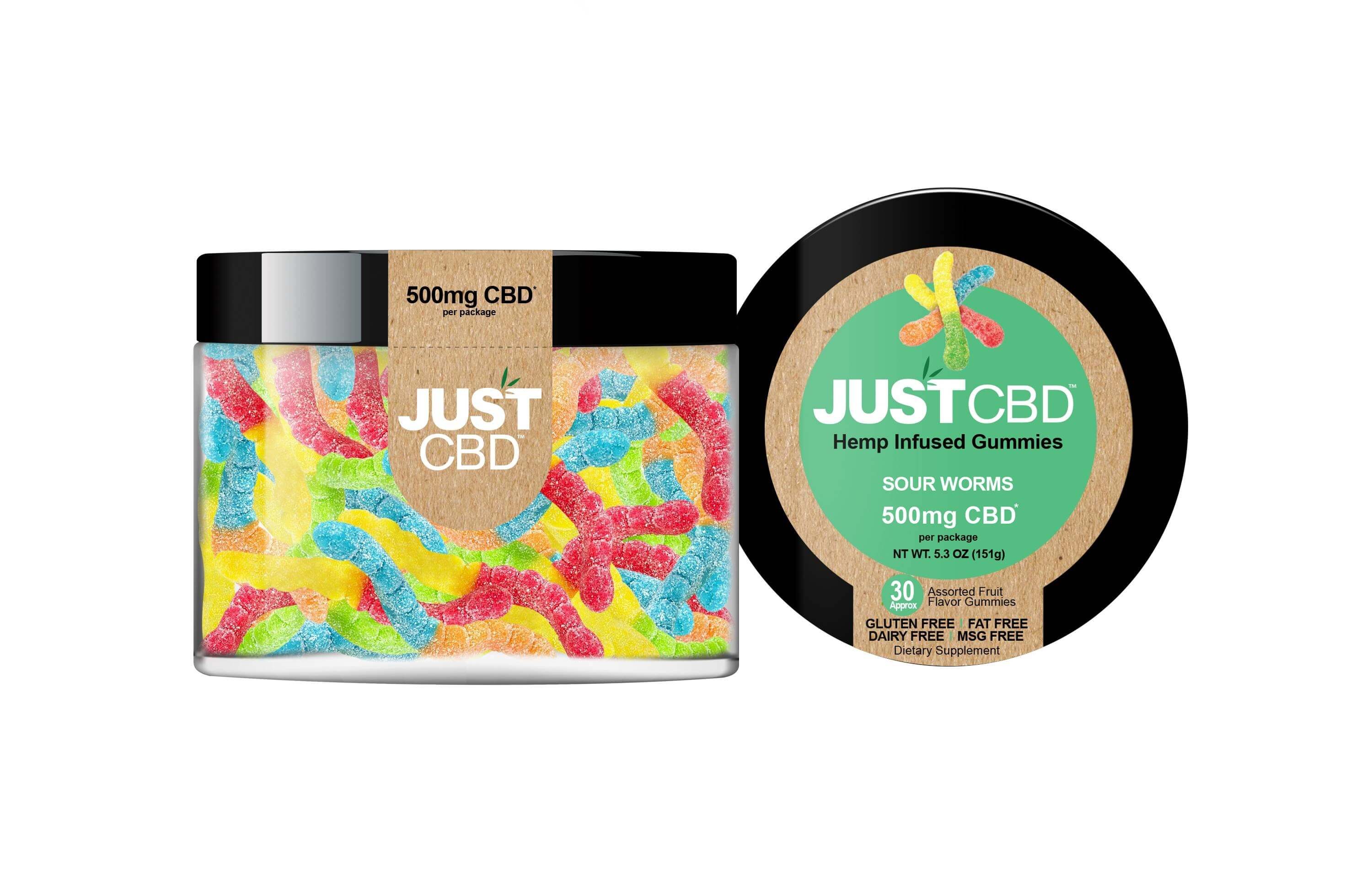 JUST CBD GUMMIES 500MG JAR