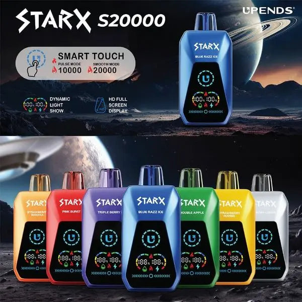STARX BY UPENDS 5% DISPOSABLE (PULSE MODE – 10K & SMOOTH. MODE – 20K PUFFS)