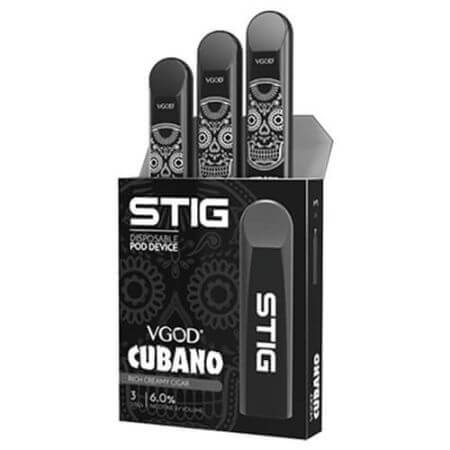 VGOD STIG 1.2ML Salt Nicotine Disposable Pod Device - Pack of 3