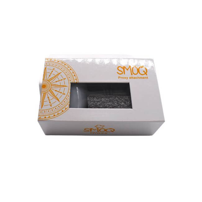 SMOQ GLASS 6″ PROXY ATTACHMENT WHITE COLOR