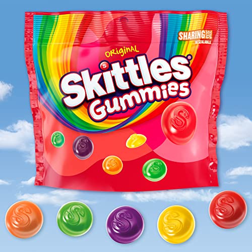 SKITTLES Original Gummy Candy, Sharing Size, 12 oz Bag