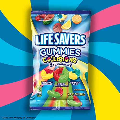 Life Savers Gummies Collisions Assorted Flavors, 7 oz