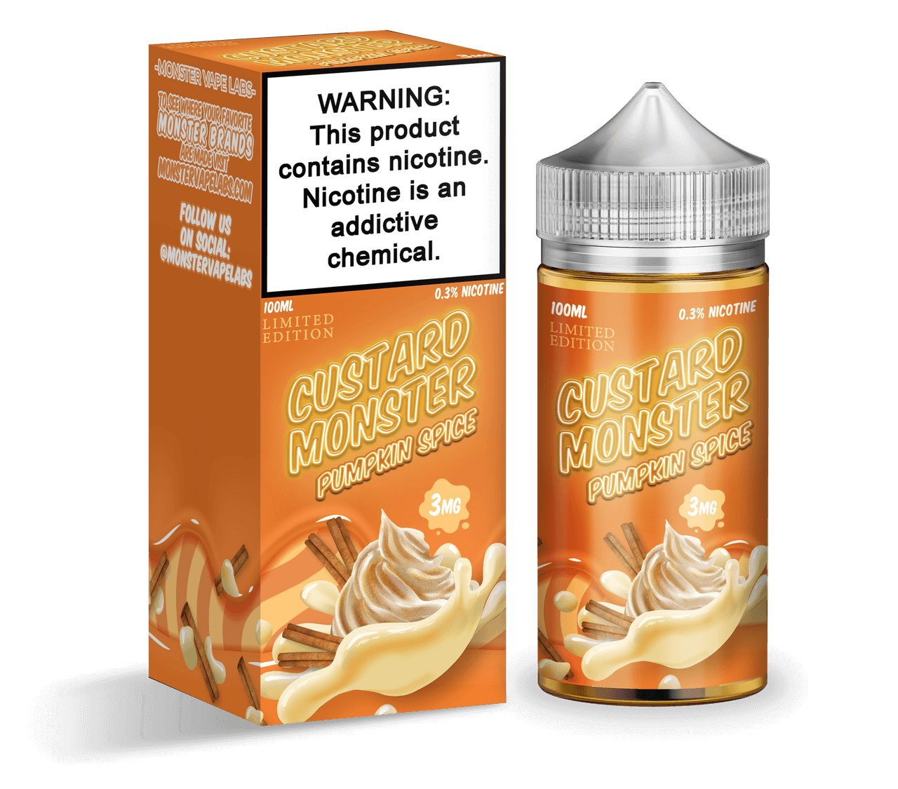 Custard Monster Synthetic Nicotine E-Liquid 100ML