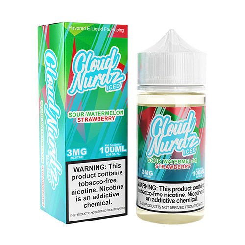 Cloud Nurdz ICED Tobacco-Free 100ML E-Liquid