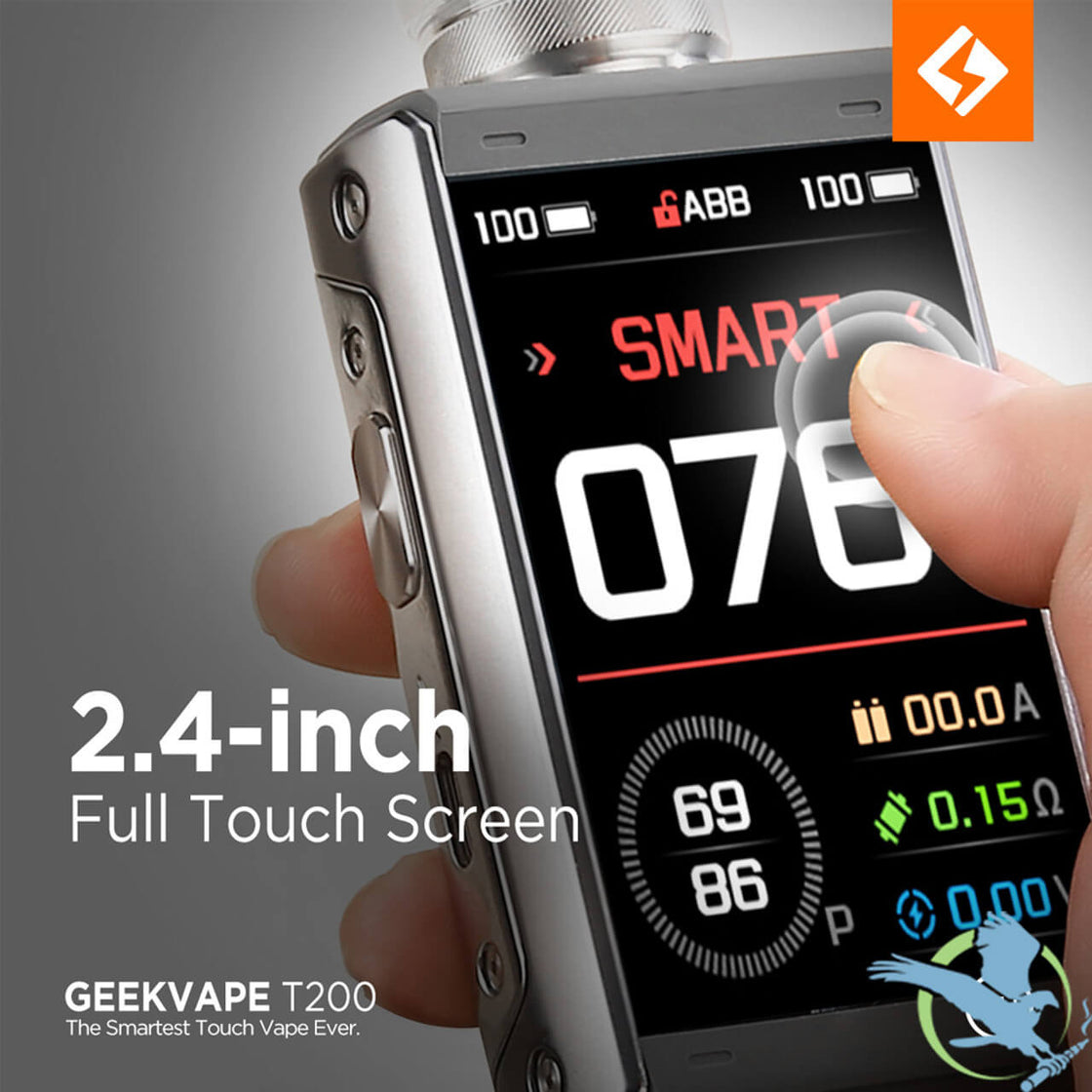 GeekVape T200 Aegis Touch 200W Box Mod