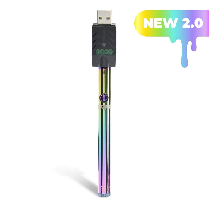 Ooze Twist Slim Pen 2.0 Flex Temp 320mAh Battery With USB Charger & Dual Charging Ports