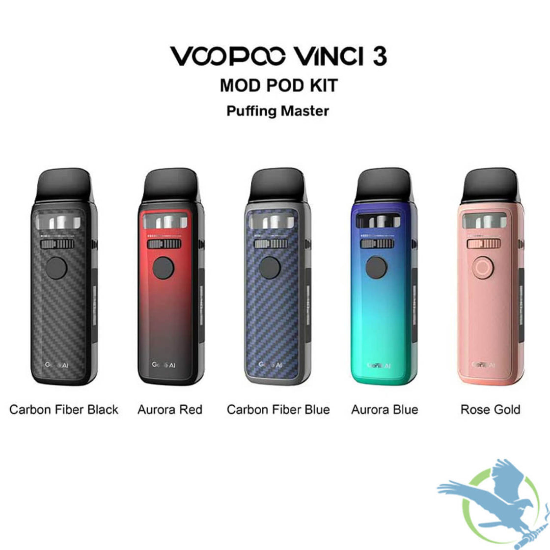 Voopoo Vinci 3 50W 1800mAh Mod Pod System Starter Kit With 4ML Empty Cartridge Pod