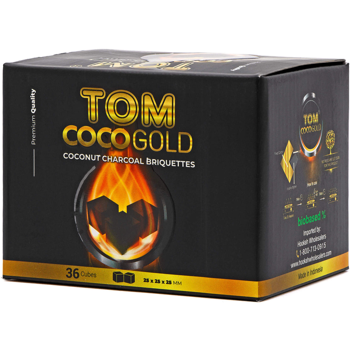 Tom Coco Natural Hookah Coals