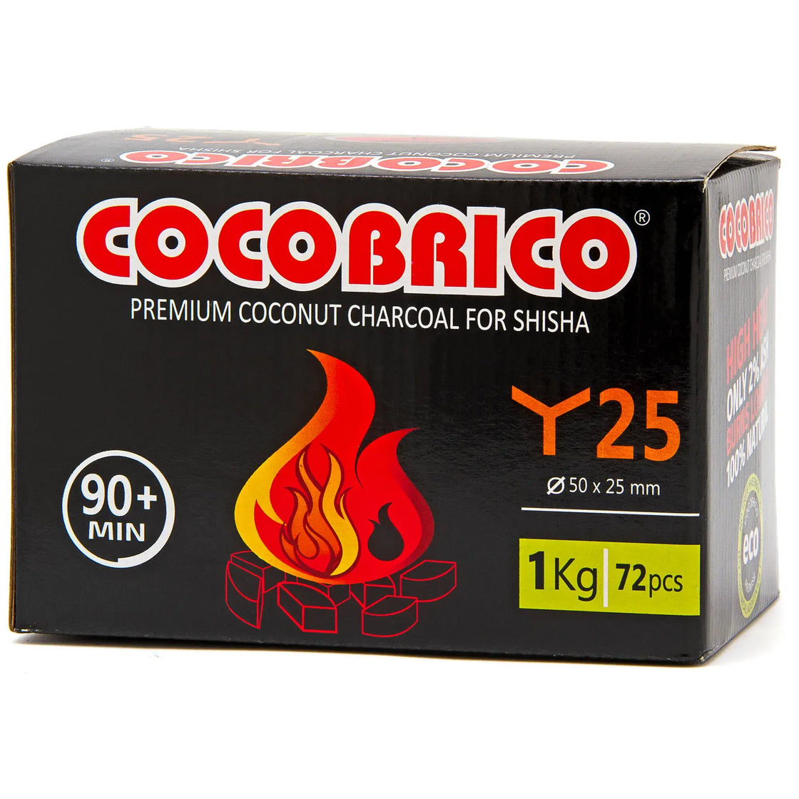 Coco Brico Natural Hookah Charcoal