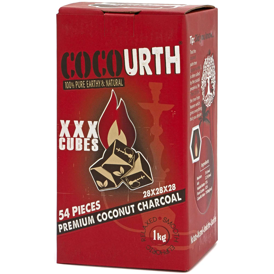 CocoUrth Hookah Charcoal