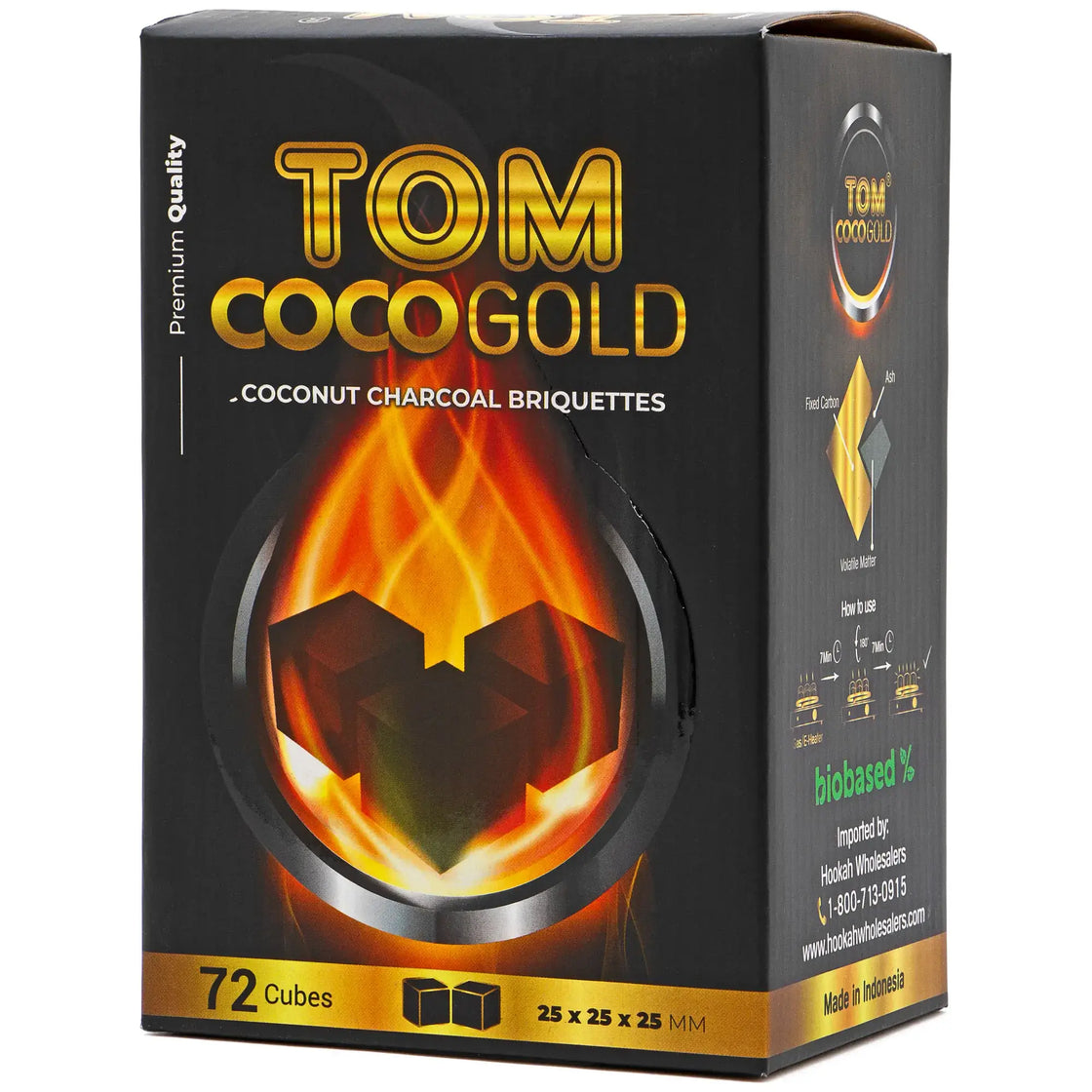 Tom Coco Natural Hookah Coals