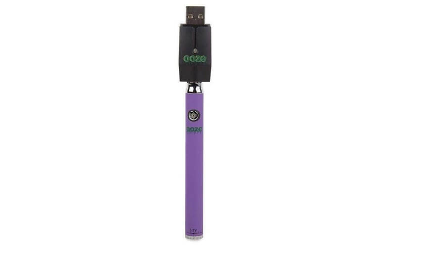 Ooze Twist Adjustable Voltage Preheat Slim Pen Battery With USB Charger