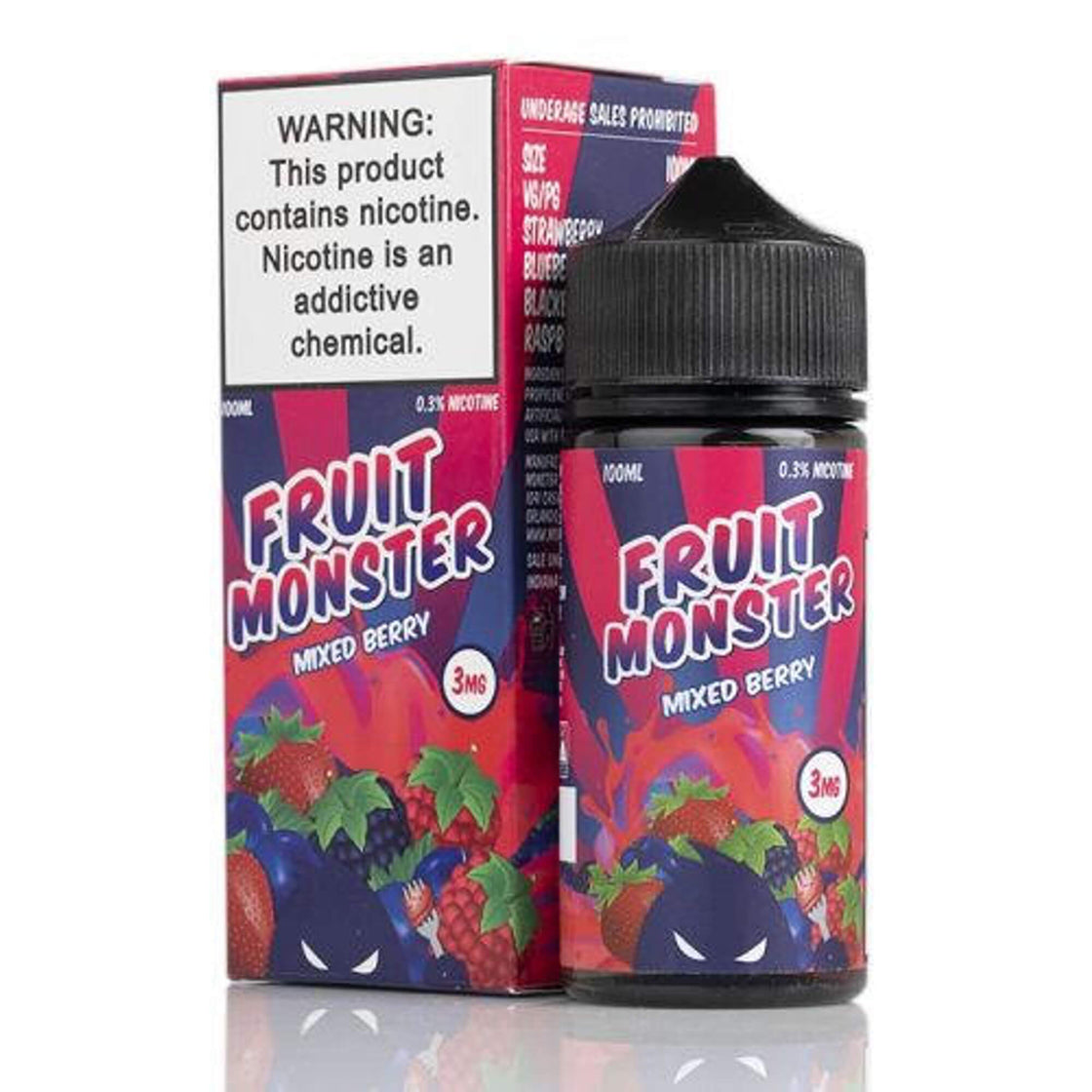 Fruit Monster Synthetic Nicotine E-Liquid 100ML