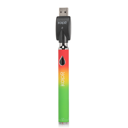 Leaf Buddi Kolor Twist Slim 650mAh Pen Style Battery With USB Charger