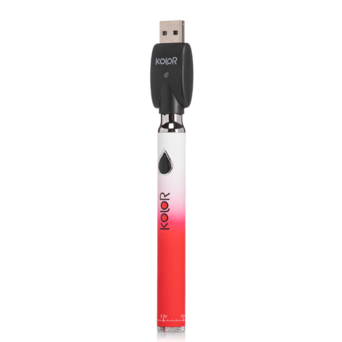 Leaf Buddi Kolor Twist Slim 650mAh Pen Style Battery With USB Charger