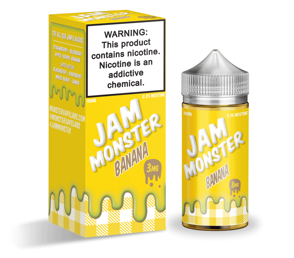 Jam Monster Synthetic Nicotine E-Liquid 100ML