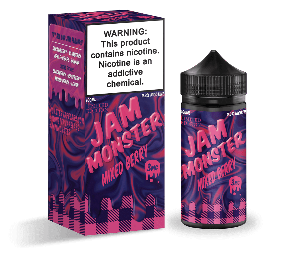 Jam Monster Synthetic Nicotine E-Liquid 100ML